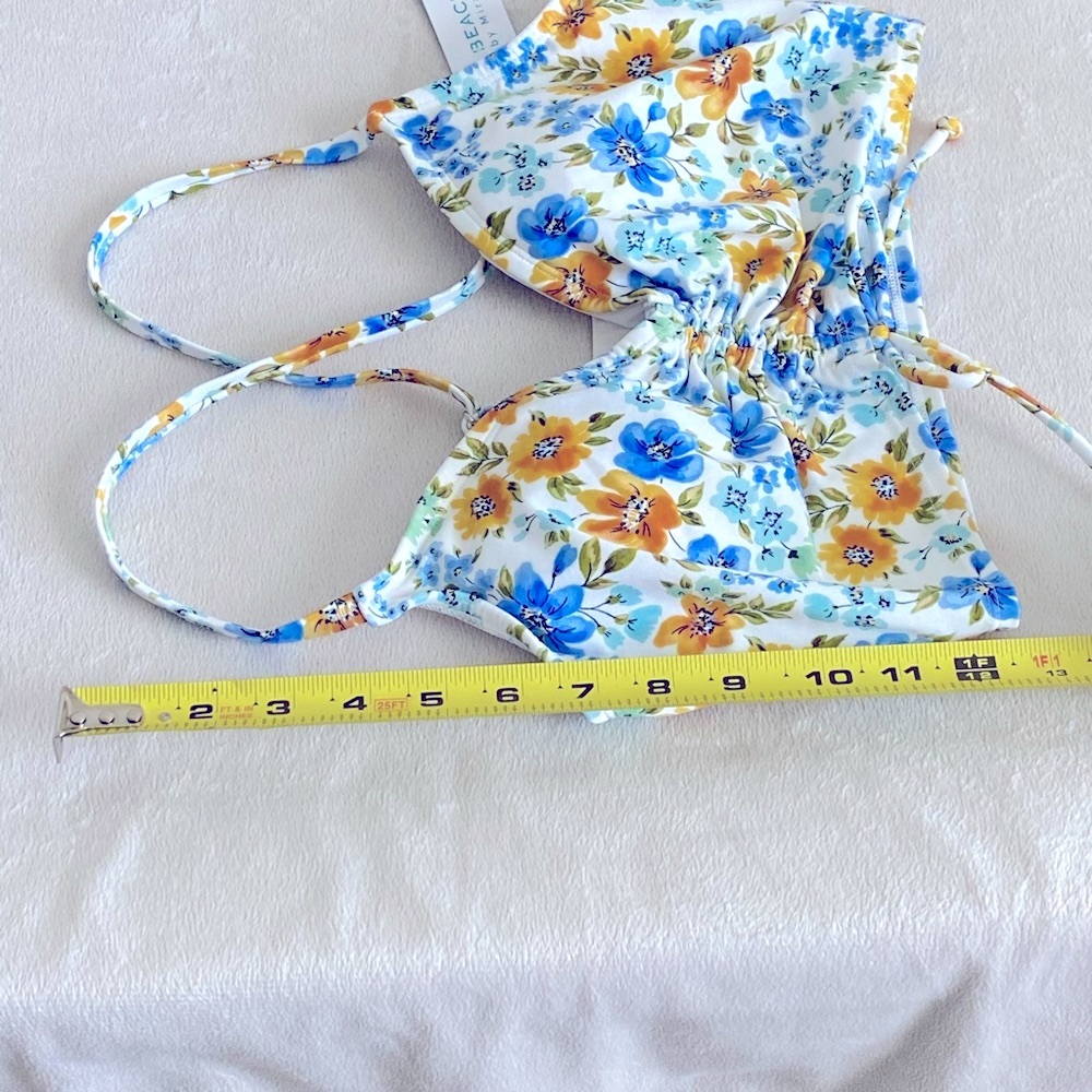 Beach Betty Bikini Top with Slimming control Cinch-Front. NWT SZ. Small - Picture 9 of 12